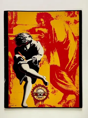 GUNS N' ROSES 1992 GILBY판 월드 투어 팜플렛