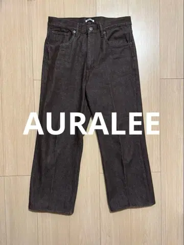 AURALEE HARD TWIST DENIM 5P PANTS 30