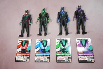 라이더 히어로 시리즈 가면라이더 제츠 소프트 비닐 4체