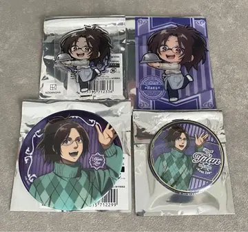 진격의 거인 프린스 호텔 이케프리 아크릴 스탠드 캔뱃지 클리어 카드 한지