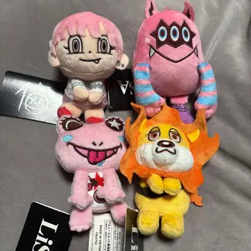 LiSA &y u 모어 플러스 키체인 마스코트 봉제 인형