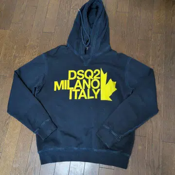 DSQUARED2 네이비 후드티 M