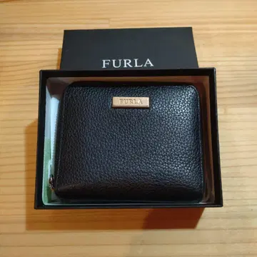 FURLA 블랙 접이식 지갑
