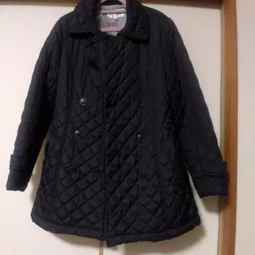 블랙 퀼팅 자켓 S 사이즈