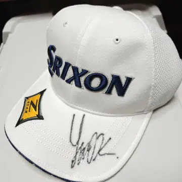 Srixon 카츠라가와 유진 사인 포함 캡 화이트 미사용 새상품