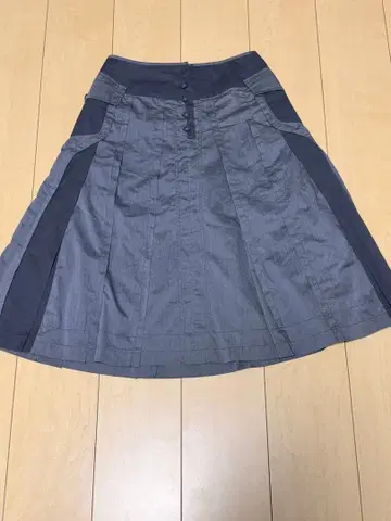 HIROKO BIS 디자인 플리츠 스커트 M [ R712266 ]