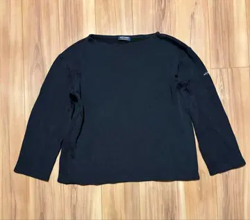 SAINT JAMES 블랙 긴팔 티셔츠