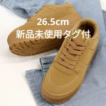 경량 통굽 볼륨 밑창 스니커즈 카멜 26.5 LOVEHUNTER