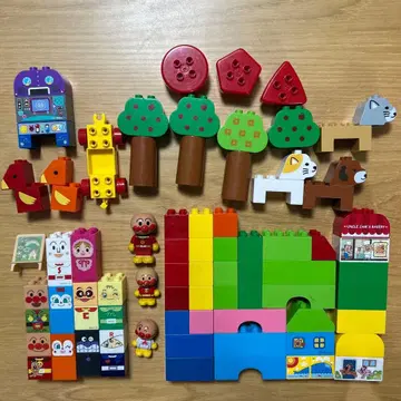 호빵맨 첫 블록 바구니 L 외 묶음 판매