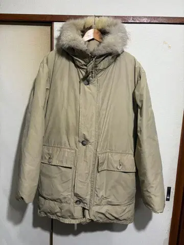 60s Eddie Bauer 폴러 다운 자켓 일출 택 XL