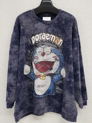 새상품 미사용 키라키라 도라에몽 오버 사이즈 트레이닝복