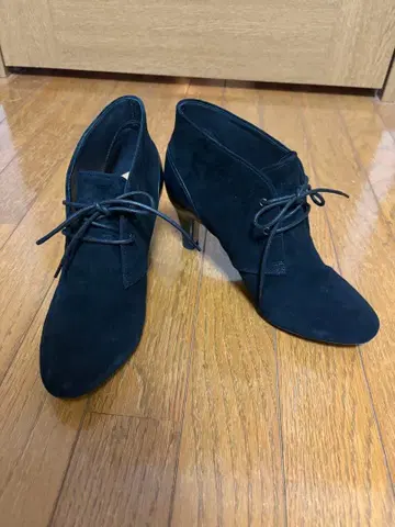 clarks 클락스 스웨이드 부티 블랙 24.5cm