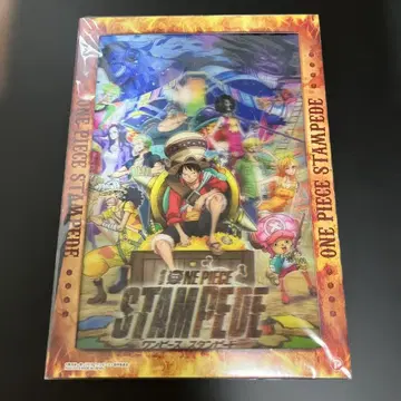 원피스 포스터 3D STAMPEDE 영화 스탬피드 당시 레어 A4