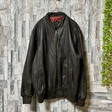 [ Pierre Bonee ] 봄버 자켓 블루종 소가죽 천연 가죽 (L)