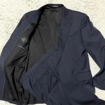 새상품급 세탁 가능한 수트 LES MUES AB6 상하의 세트 네이비 L