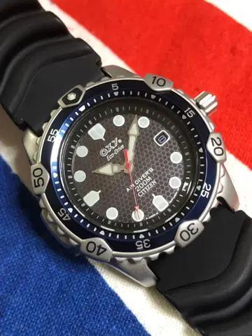 시티즌 OXY 다이버즈 시계 거의 미사용품