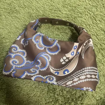 PUCCI 패턴 핸드백 브라운