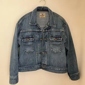 새상품급 론 헤르만 x Wrangler Blue 데님 자켓