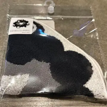 오사카 간사이 박람회 미야쿠미야쿠 자카드 미니 타월 다이컷 흑백