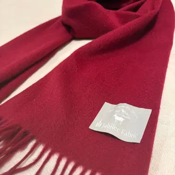 캐시미어 100% Jubilee Fabric 보르도 머플러