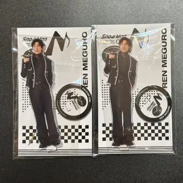 [ 미개봉 새상품 ] 메구로 렌 아크릴 스탠드 2개 세트 Snow Man