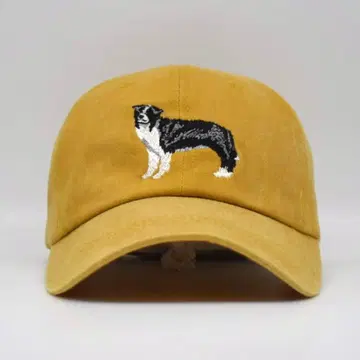 새상품 오리지널 자수 베이스볼 보더콜리 개 캡 동물