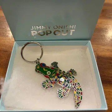 JIMMY ONISHI 컬러풀 도마뱀 키링