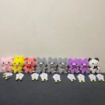 스쿠토타치상 생일 컬러 봉제 인형 마스코트