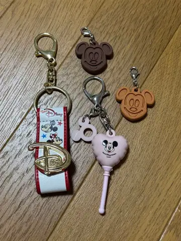 디즈니 미키마우스 키링 세트