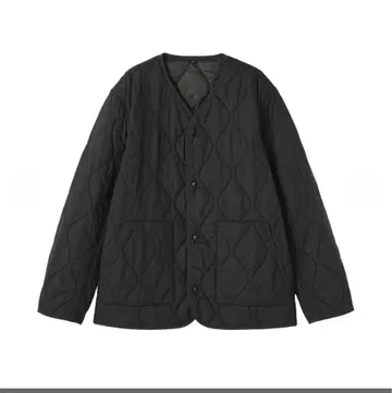 MUJI 후와리 솜 발수 퀼트 자켓 블랙 L 사이즈