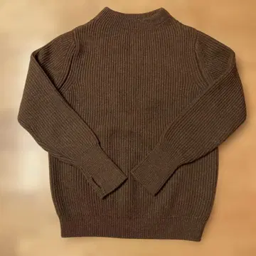 ANDERSEN-ANDERSEN 브라운 리브 스웨터 S