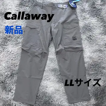 새상품 캘러웨이 팬츠 스트레치 나일론 허리밴딩 그레이 LL