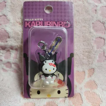 헬로키티 카부린보 쿠로미 지퍼 마스코트 퓨로랜드