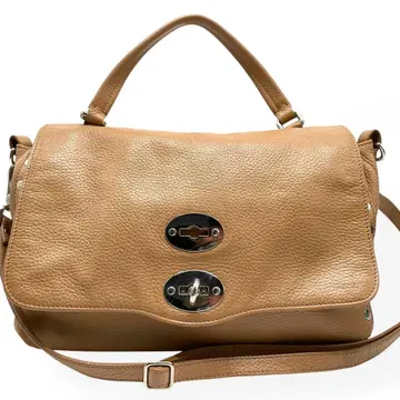 새상품급 자넬라토 ZANELLATO 포스티나 숄더백 브라운