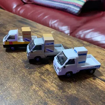 칭다오 문화 교재사 스바루 삼바 1/64 경트럭 3대 묶음 판매