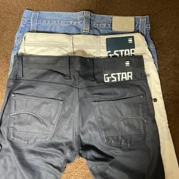 지스타 누디진 데님 팬츠 3종 세트 (거의 미사용)