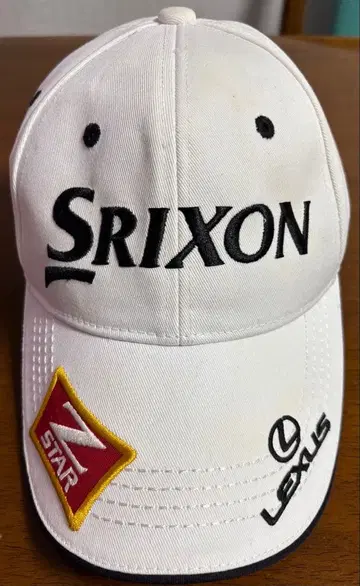 Srixon 화이트 캡 Lexus 로고 포함