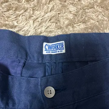 C WORKS/씨웍스 워크 팬츠 신치 벨트