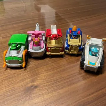 퍼피 구조대 미니카 5대 세트