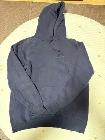 야에카 네이비 후드티 코튼 100%