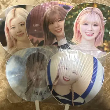 NiziU 리쿠 부채 5장 세트
