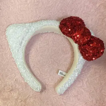 USJ 머리띠 스팽글 키티