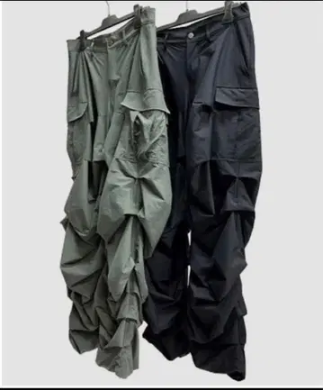 AMNJX 27circus 카고 팬츠 블랙