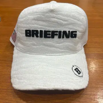 BRIEFING 화이트 캡 미국 국기 자수
