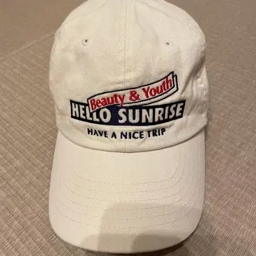 Beauty & Youth HELLO SUNRISE 캡