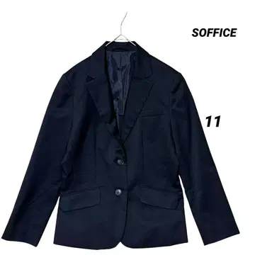 SOFFICE 테일러드 자켓 블랙 11AR 새상품급 오피스 출퇴근