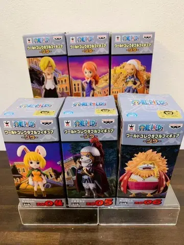 월드 컬렉터블 피규어 조우 전 6종 원피스 WCF