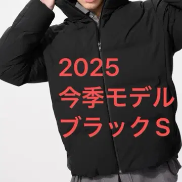 2025년 이번 시즌 UNIQLO 유니클로 심리스 다운 후드티 S 블랙