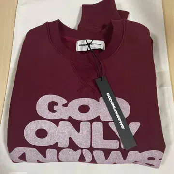GODONLYKNOWS SIGNATURE CREW NECK SWEAT
