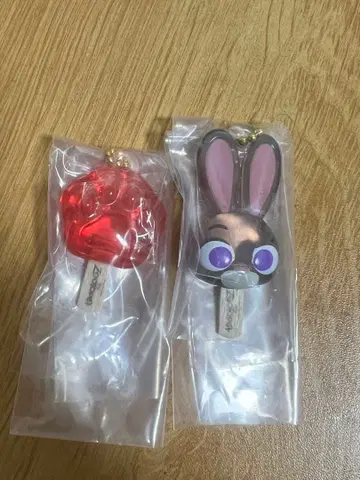 가챠가챠 주토피아 아이스캔디 참 피규어 2세트